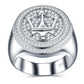 High-definition shot of the ring isolated on pure white background.