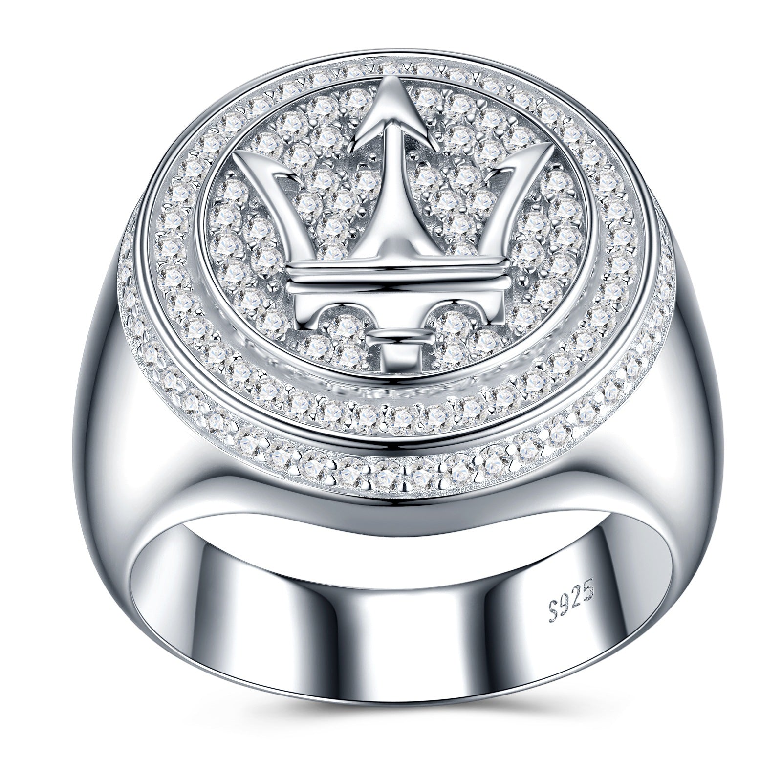 High-definition shot of the ring isolated on pure white background.