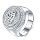 High-definition shot of the ring isolated on pure white background.