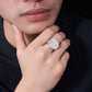 Male model wearing the ring on finger.