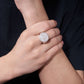 Male model wearing the ring on finger.