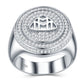 High-definition shot of the ring isolated on pure white background.