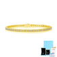 Sterling Silver Moissanite Tennis Bracelet – Rhodium Finish