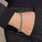 Female model wearing the bracelet on wrist.