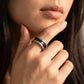  BVLGARI B.zero1 one-band ring with black ceramic spiral