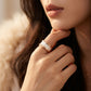 BVLGARI B.zero1 two-band ring  with white ceramic spiral