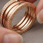 BVLGARI B.zero 1 ring full pavé diamonds along its edges