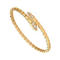 BVLGARI Serpenti Viper Bracelet  half diamond