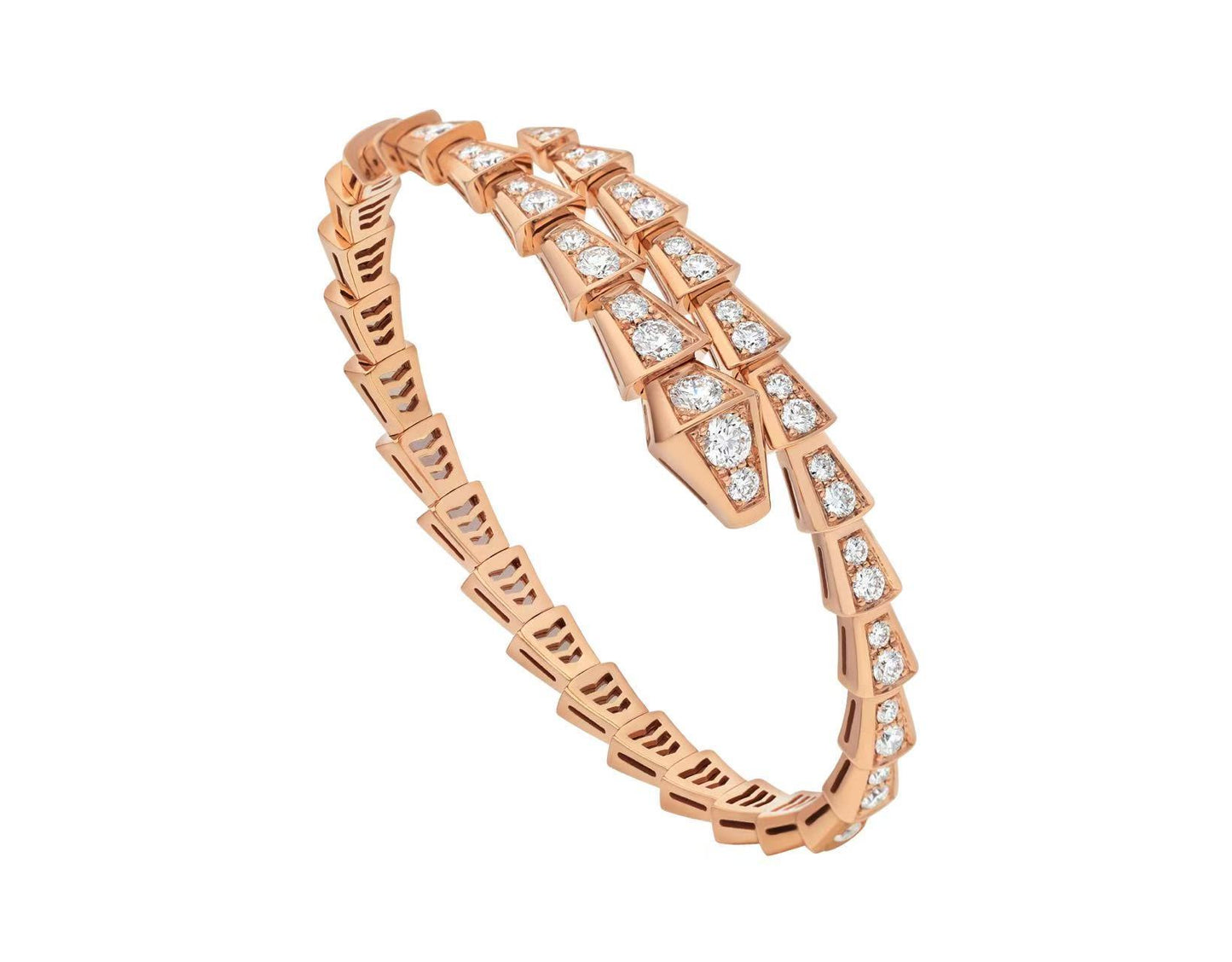 BVLGARI Serpenti Viper Bracelet  pave diamond