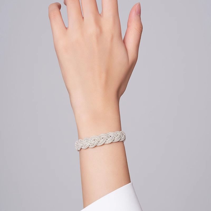 “Ancient silver texture detail on sterling silver bracelet”