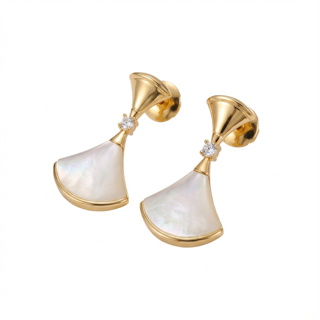 Bvlgari  Divas’ Dream Earrings on a white background
