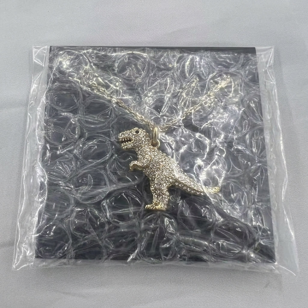 COACH Rexy Pave Pendant Necklace