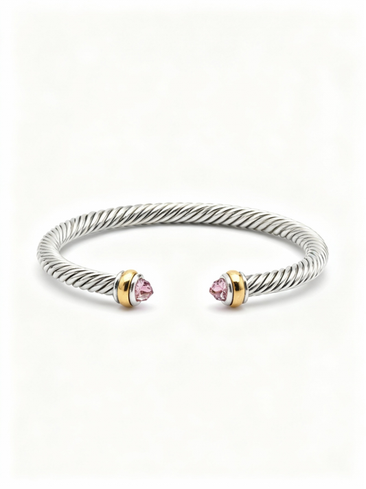 Cable_Flex_Bracelet_Sterling_Silver_with_14K_Gold_plating_4mm-1