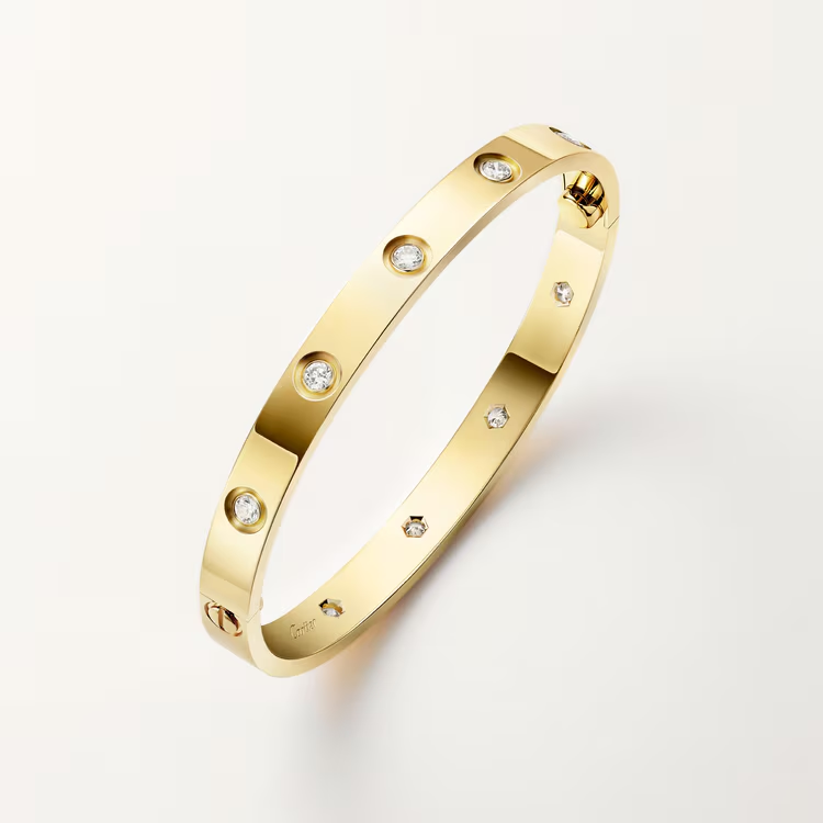 Cartier LOVE bracelet, 10 diamonds