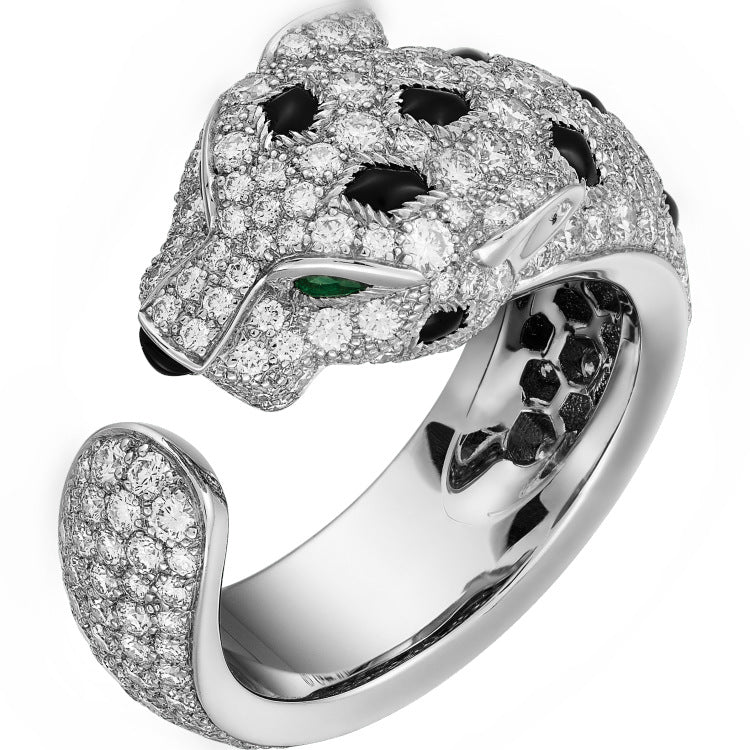 Cartier Panthère de Cartier ring medium model, paved