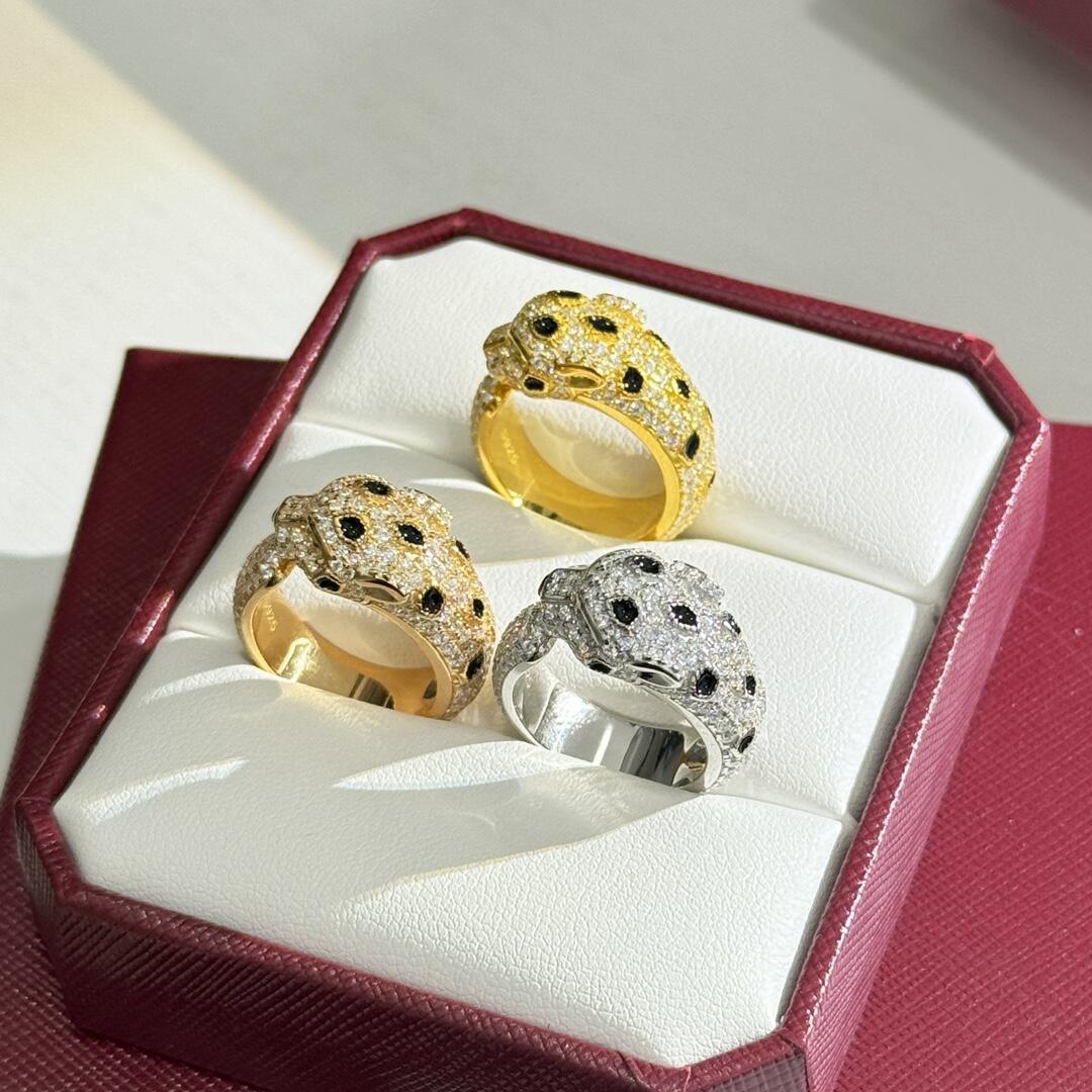 Cartier Panthère de Cartier ring medium model, paved