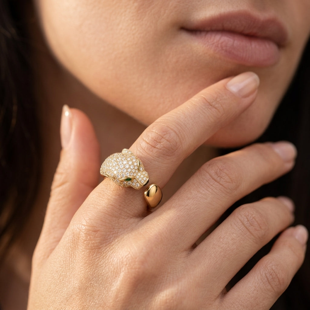 Cartier Panthère de  Diamond Ring