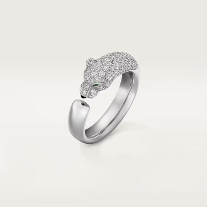 Cartier Panthère de  ring Narrow model、half-paved