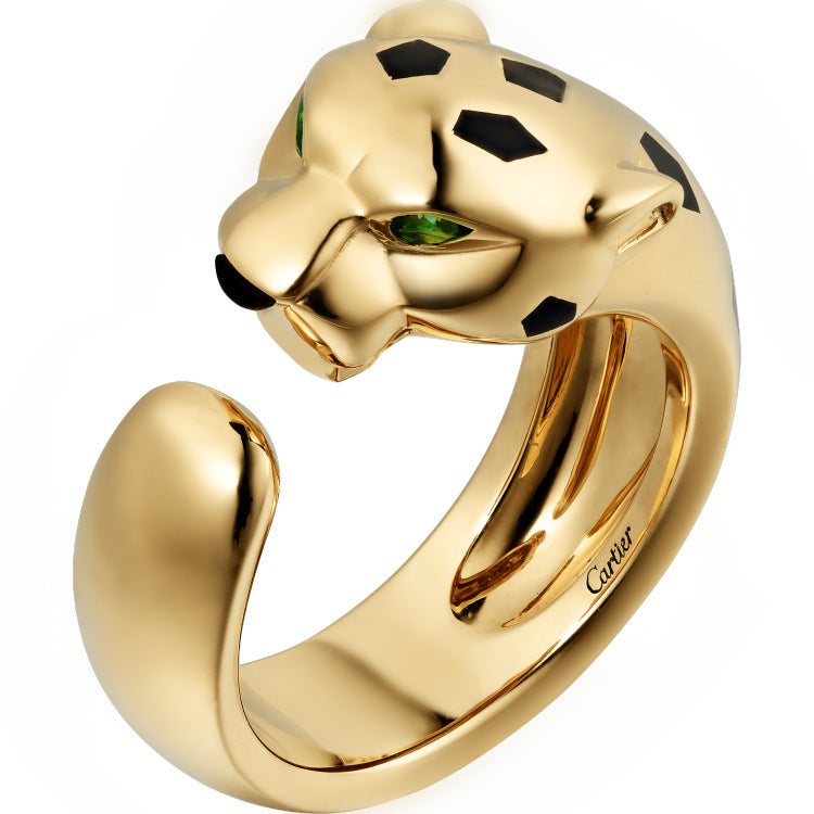  Cartier Panthere de  Onyx Ring