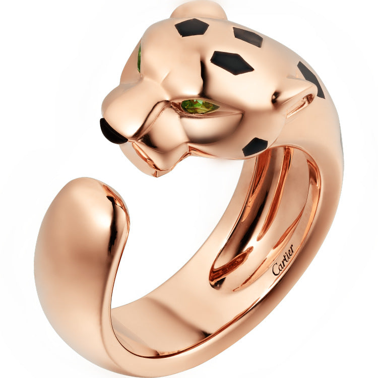  Cartier Panthere de  Onyx Ring