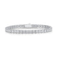 Classic Moissanite Tennis Bracelet – 18K Yellow Gold