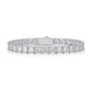 Classic Moissanite Tennis Bracelet – 18K Yellow Gold
