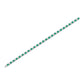 Emerald Moissanite Tennis Bracelet – 18K Yellow Gold.