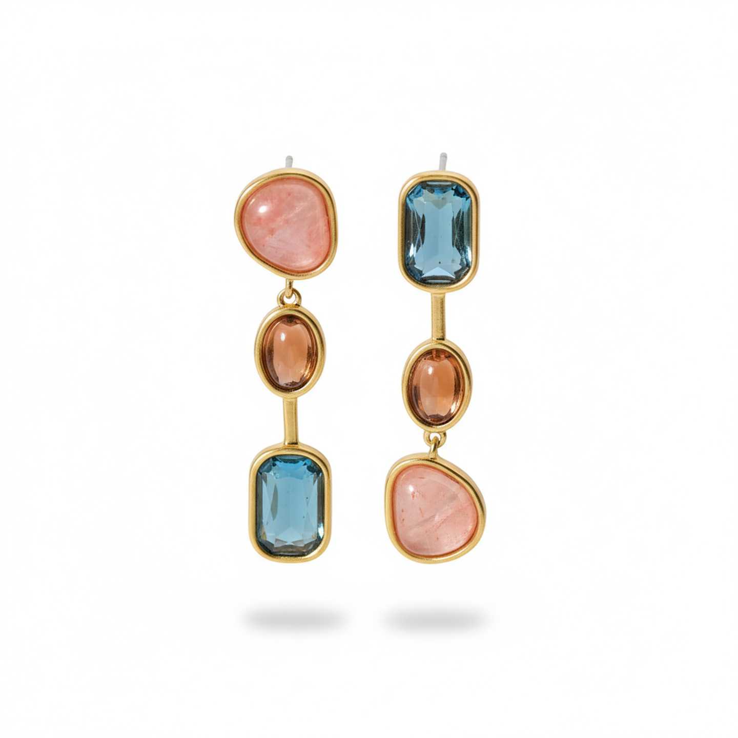 colorful dopamine earrings for women