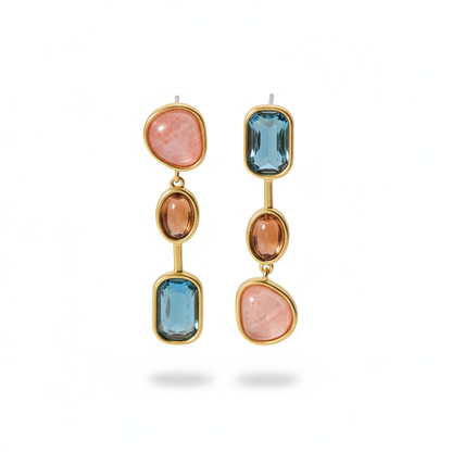 colorful dopamine earrings for women