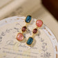 colorful dopamine earrings for women