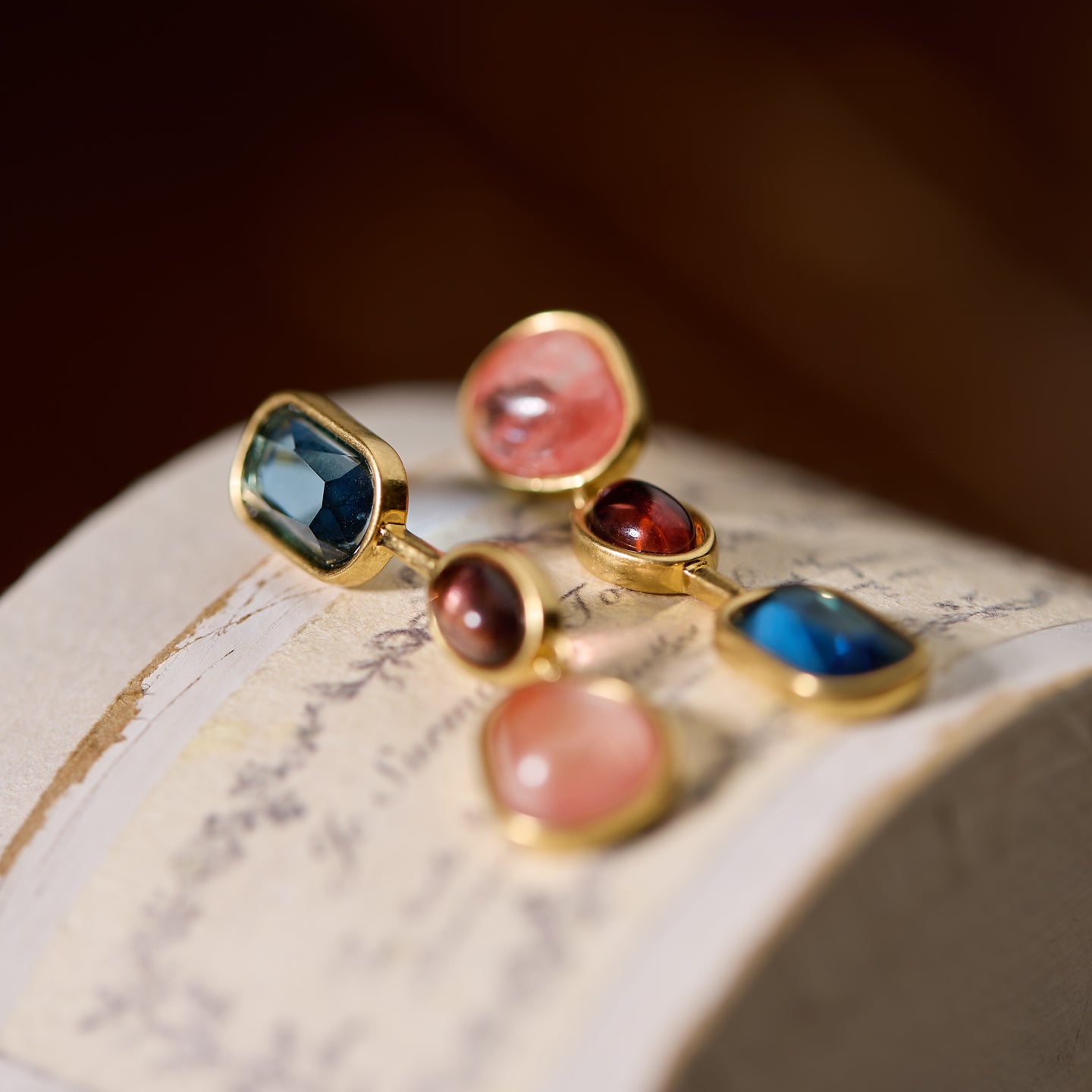 colorful dopamine earrings for women