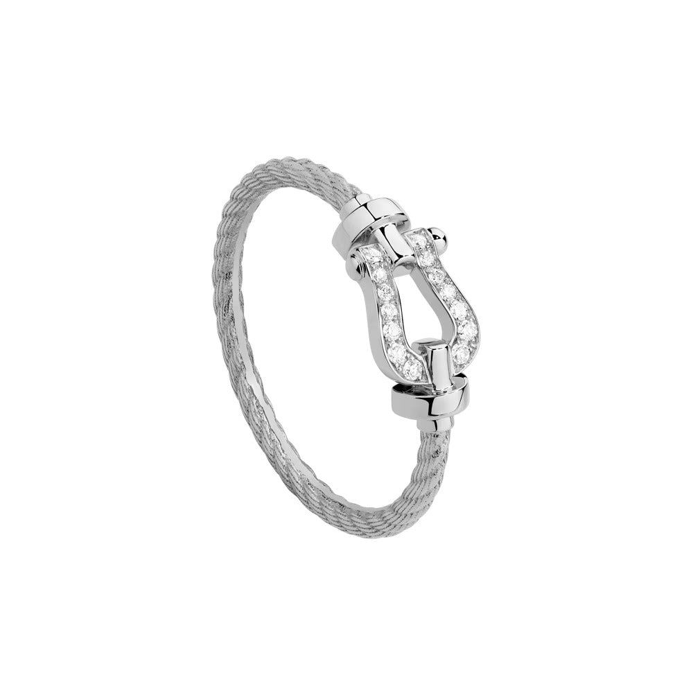 FORCE 10 RING Small model 18K yellow gold and diamonds