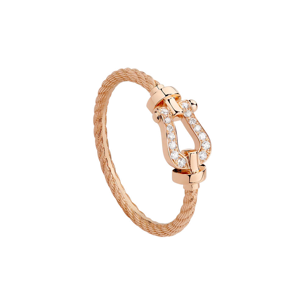 FORCE 10 RING Small model 18K yellow gold and diamonds