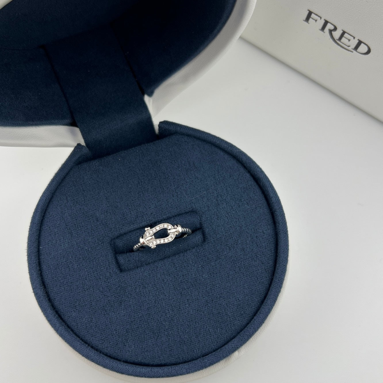 FORCE 10 RING Small model 18K yellow gold and diamonds