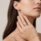 FORCE 10 RING Small model 18K yellow gold and diamonds
