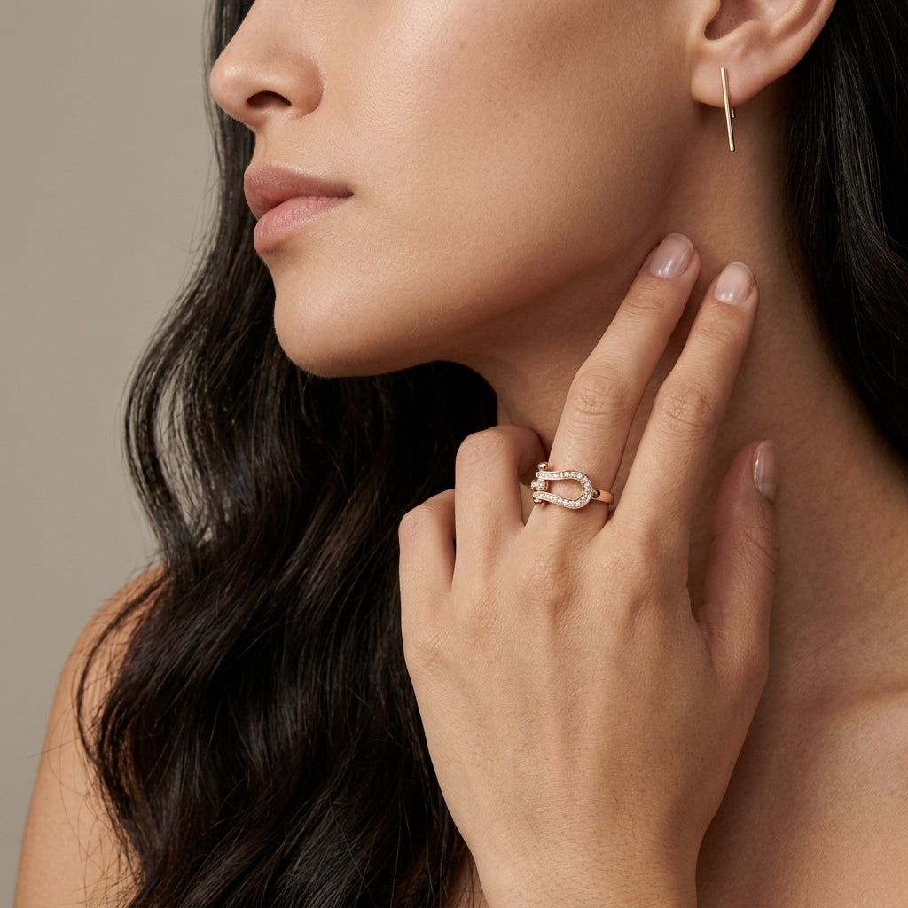 FORCE 10 RING Small model diamonds