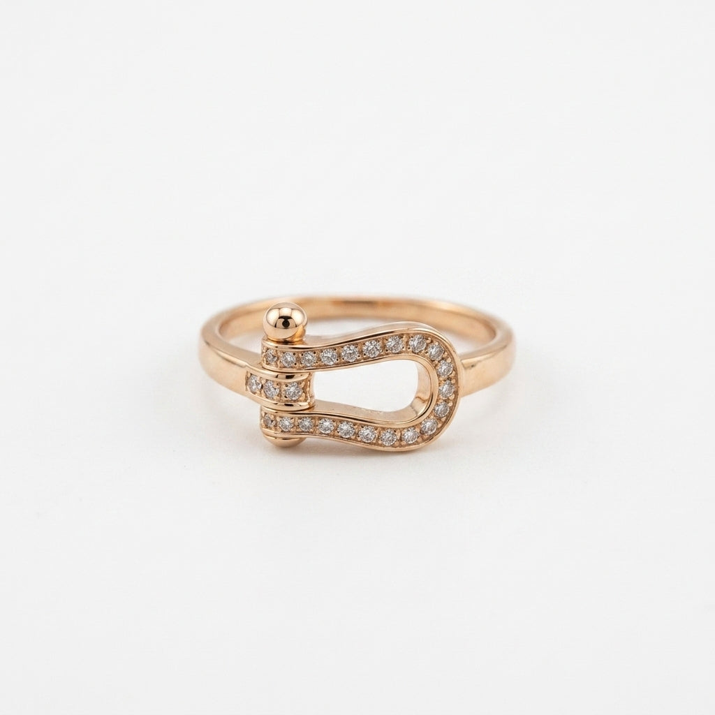 FORCE 10 RING Small model diamonds