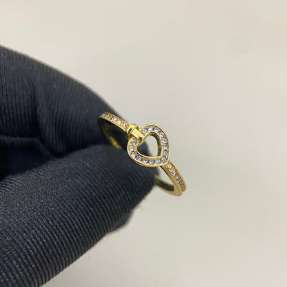 FRED Pretty Woman ring Mini model in 18k pink gold and diamonds