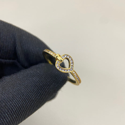 FRED Pretty Woman ring Mini model in 18k pink gold and diamonds