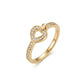 FRED Pretty Woman ring Mini model in 18k pink gold and diamonds