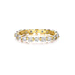 Yellow gold full pavé band on neutral background. Alt: “Full Pavé 2.1CT Moissanite Ring – 18K Yellow Gold.”
