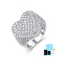 High-definition shot of the ring isolated on a pure white background.