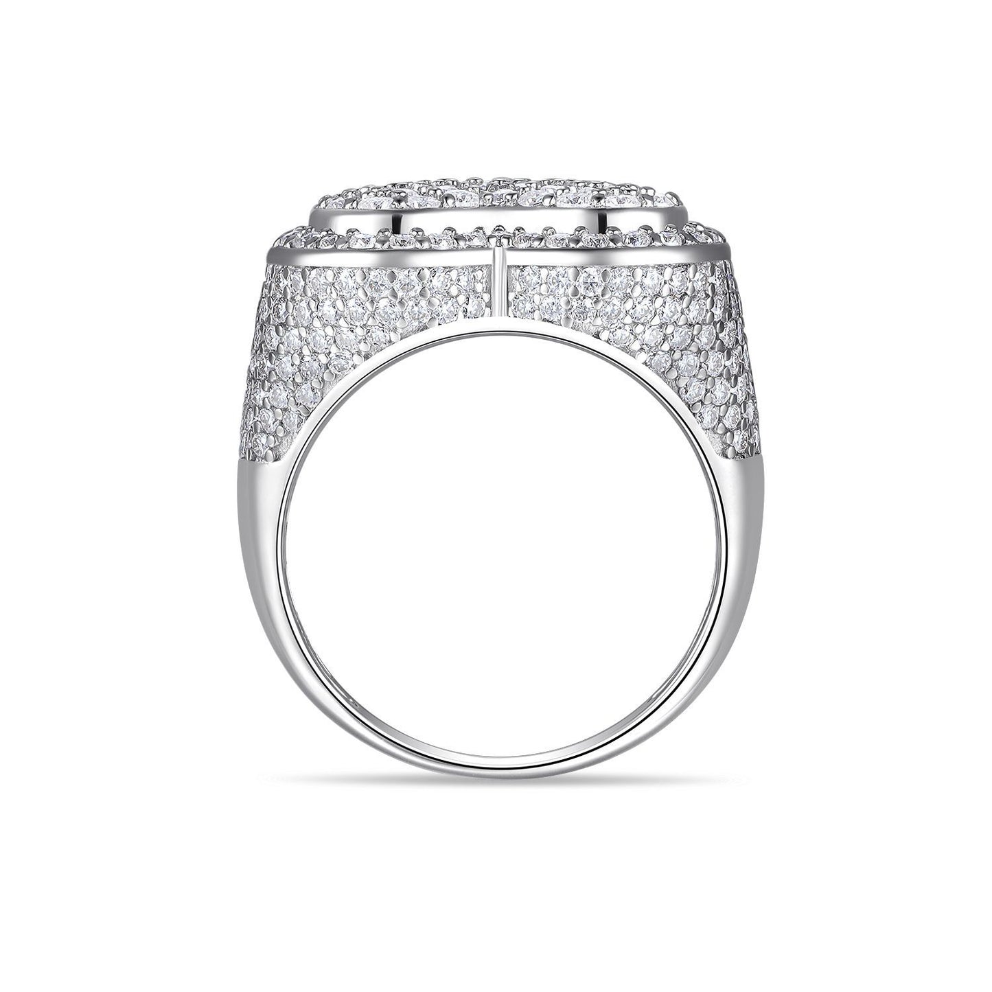High-definition shot of the ring isolated on a pure white background.