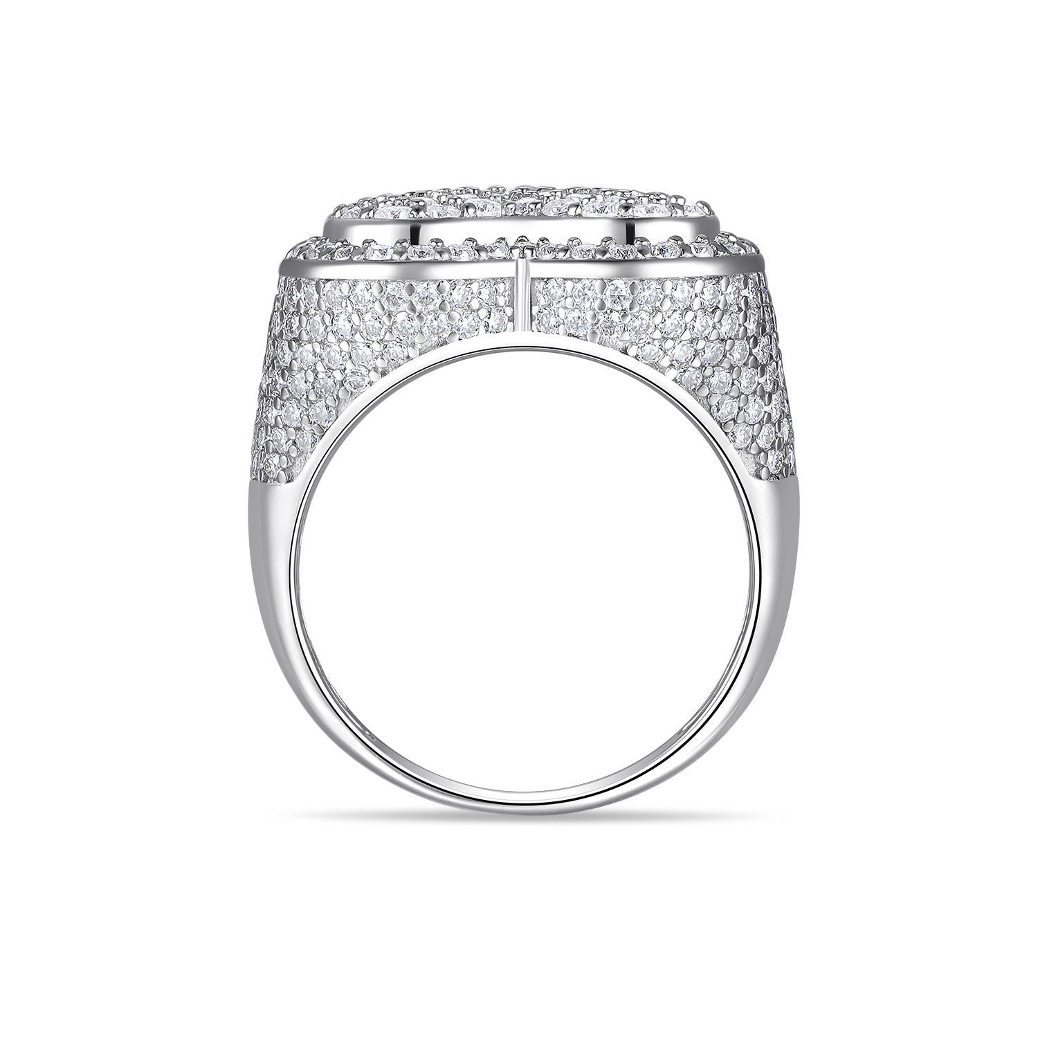 High-definition shot of the ring isolated on a pure white background.