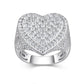 High-definition shot of the ring isolated on a pure white background.