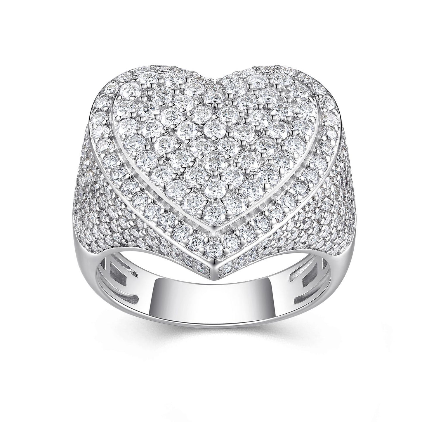 High-definition shot of the ring isolated on a pure white background.