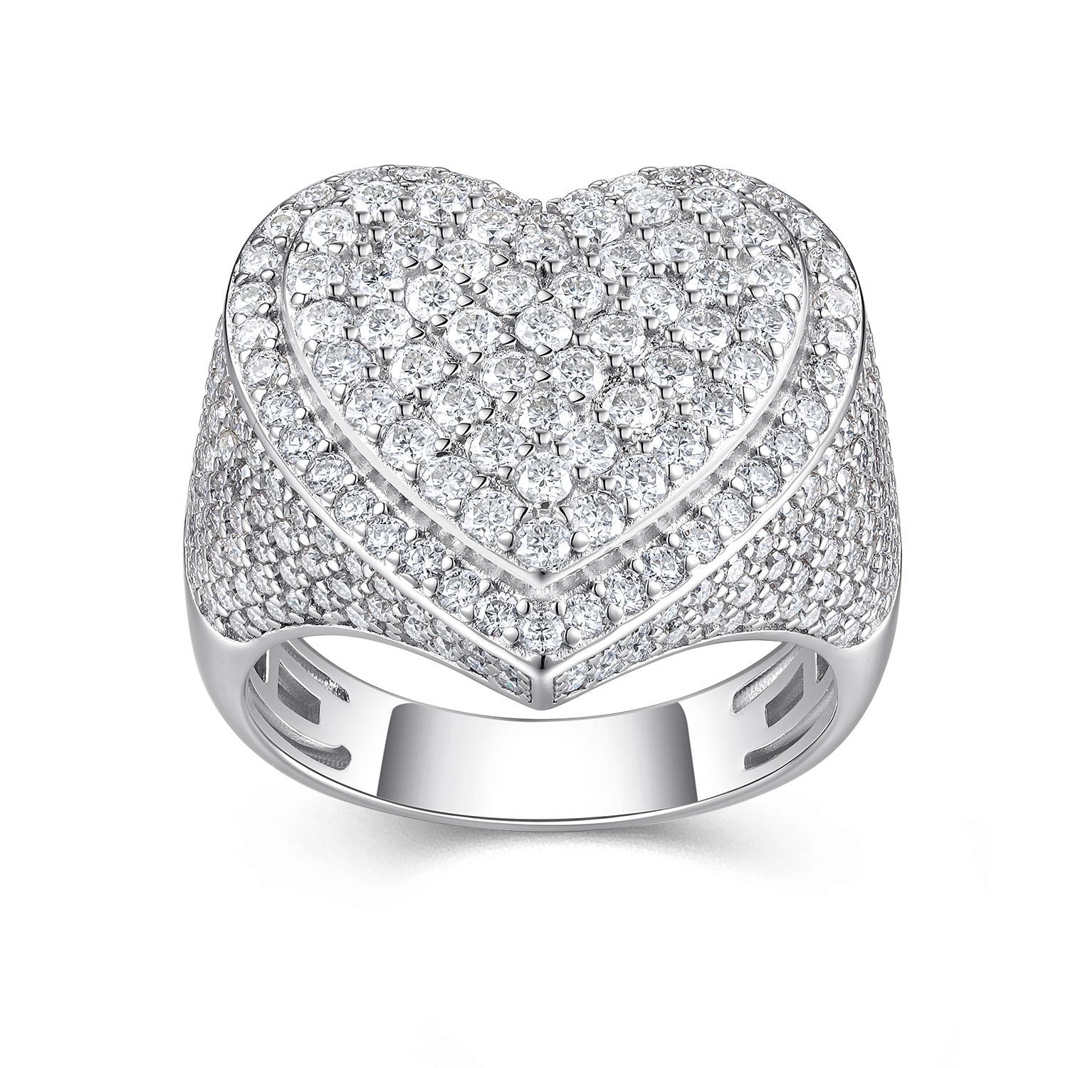 High-definition shot of the ring isolated on a pure white background.