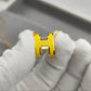High-End “H” Enamel Pendant Necklace 