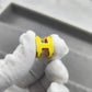 High-End “H” Enamel Pendant Necklace 