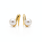 9mm Freshwater Pearl Silver Earrings
